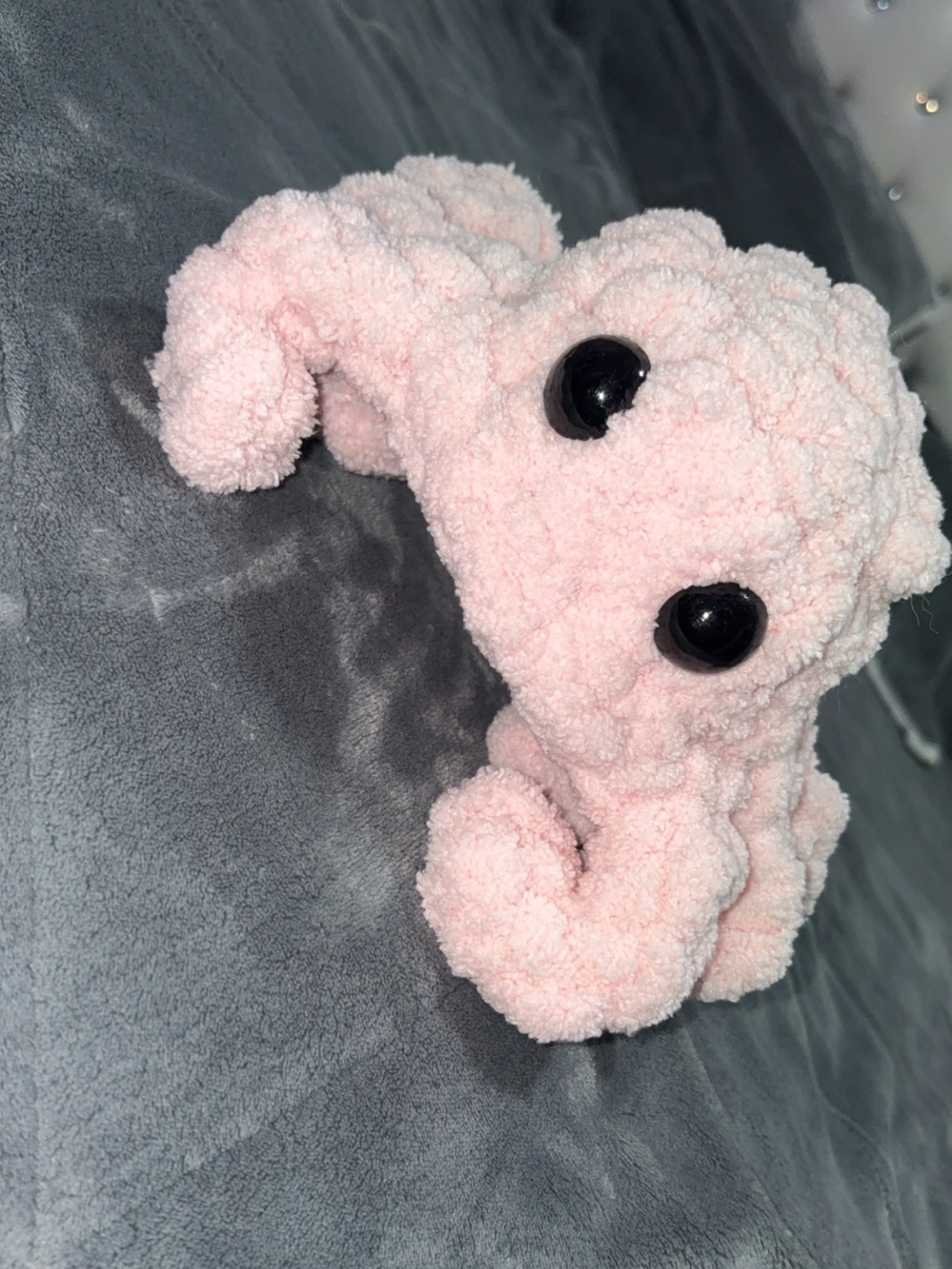Hand crochet - Big pink crab